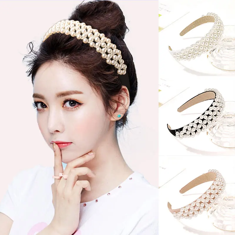 Women Hairbands Sweet French Handmade Beaded Pearl Headbands Hair Accessories Bridal Crown Hair Hoop Hairband Wedding
Women Hairbands Sweet French Handmade Beaded Pearl Headbands Hair Accessories Bridal Crown Hair Hoop Hairband Wedding