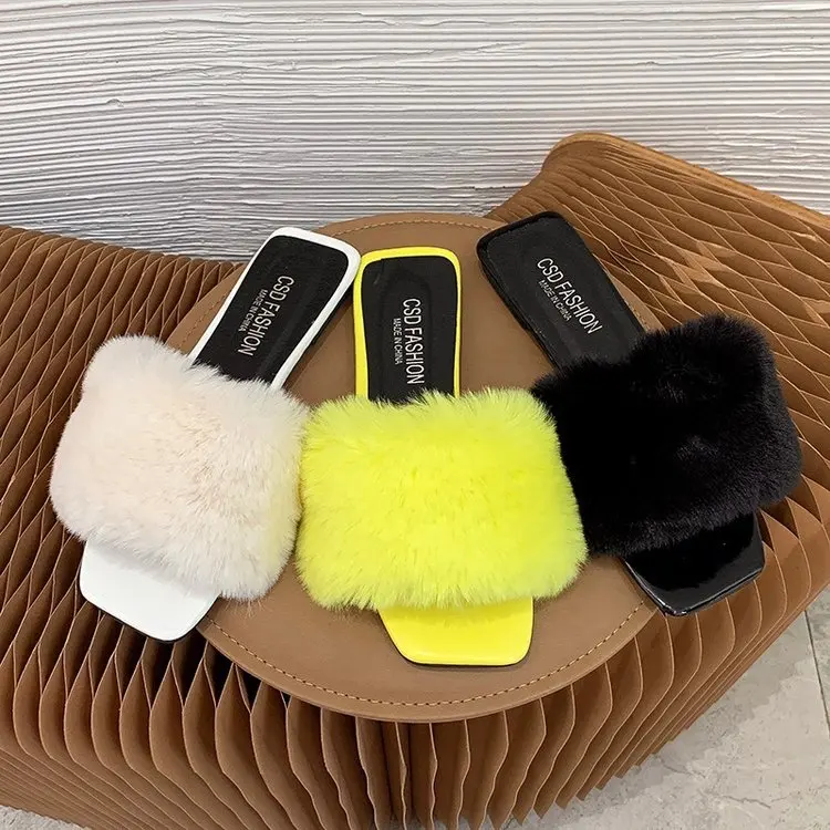 Fashion Fur Plus Size Women Slippers Sandals Shoes Antiskid Flat Sole Slippers Woman Brand Design Sandals Slides Beach Shoes
Fashion Fur Plus Size Women Slippers Sandals Shoes Antiskid Flat Sole Slippers Woman Brand Design Sandals Slides Beach Shoes