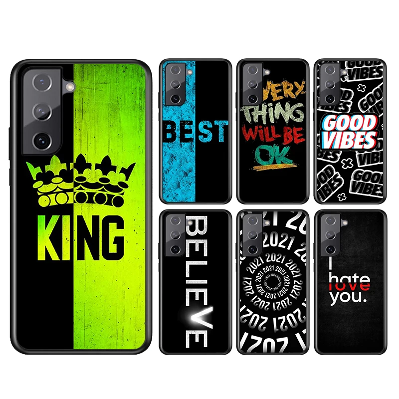 BEST Text Sentence For Samsung Galaxy S21 S20FE S10 S10e S9 S8 S7 S6 Ultra Plus Lite Edge 5G Black Soft Phone Case
BEST Text Sentence For Samsung Galaxy S21 S20FE S10 S10e S9 S8 S7 S6 Ultra Plus Lite Edge 5G Black Soft Phone Case