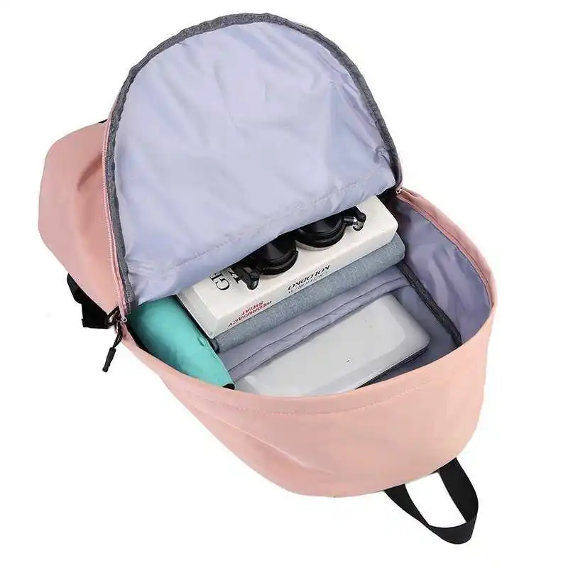 Solid color portable female backpack bagpack men's travel bag large school bags for teenage girls boys 2021 shoulder bag
Solid color portable female backpack bagpack men's travel bag large school bags for teenage girls boys 2021 shoulder bag