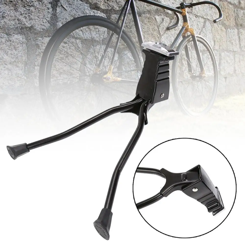 

Practical Bike Kickstand Center Mount Double-Leg Kick stand for Mountain Bikes 26" and Above bicycle durable accessories