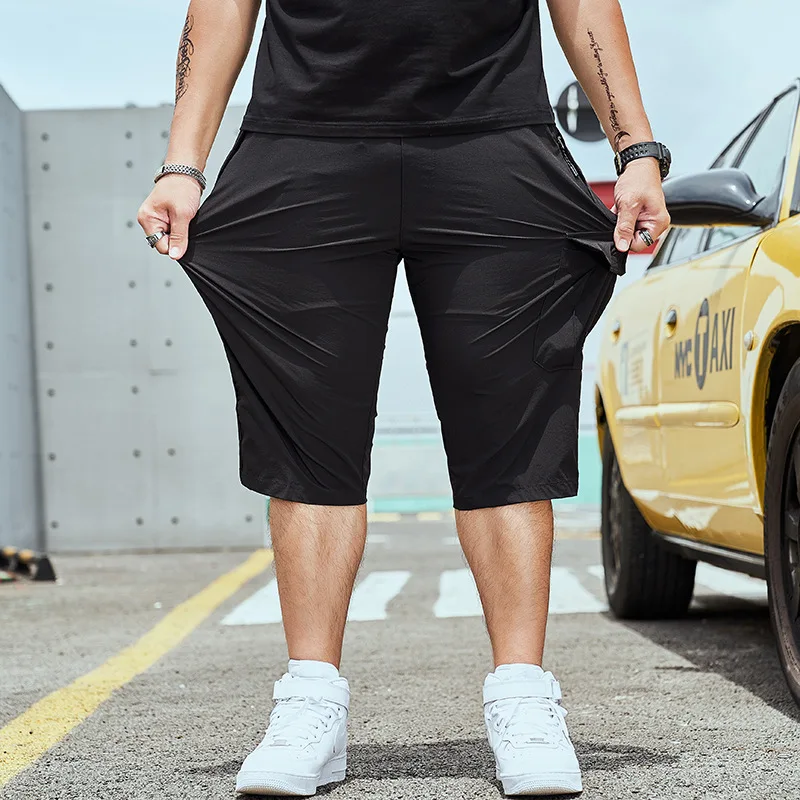 Large men's elastic leisure sports pants with fat and ice thin Capris summer fat quick drying pants
Large men's elastic leisure sports pants with fat and ice thin Capris summer fat quick drying pants