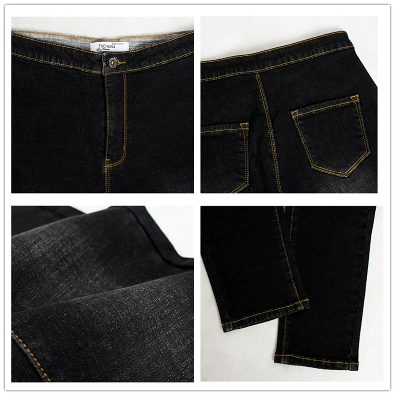 Autumn Winter PLUS SIZE Brand High Waist Black Jeans For Women Plus Size Stretchy Denim Skinny Pants Trousers Jeans 3XL Female
Autumn Winter PLUS SIZE Brand High Waist Black Jeans For Women Plus Size Stretchy Denim Skinny Pants Trousers Jeans 3XL Female