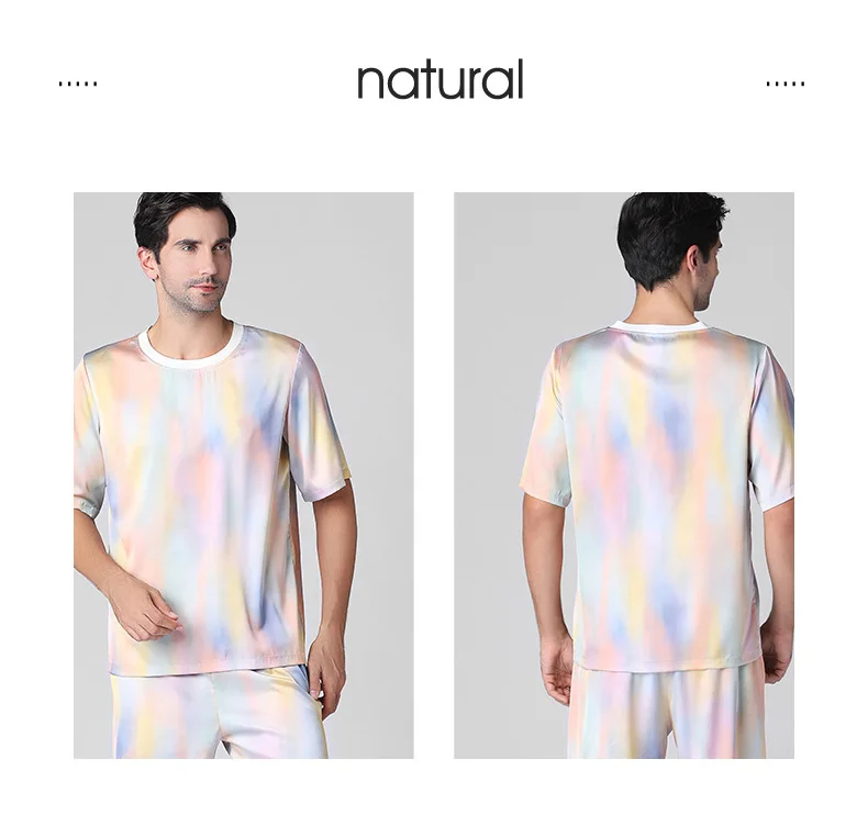 Shorts Pajamas Men's Spring and Summer Newest Short-Sleeved Silk Men's Loose and Plus-sized Homewear Set Pyjamas Men
Shorts Pajamas Men's Spring and Summer Newest Short-Sleeved Silk Men's Loose and Plus-sized Homewear Set Pyjamas Men