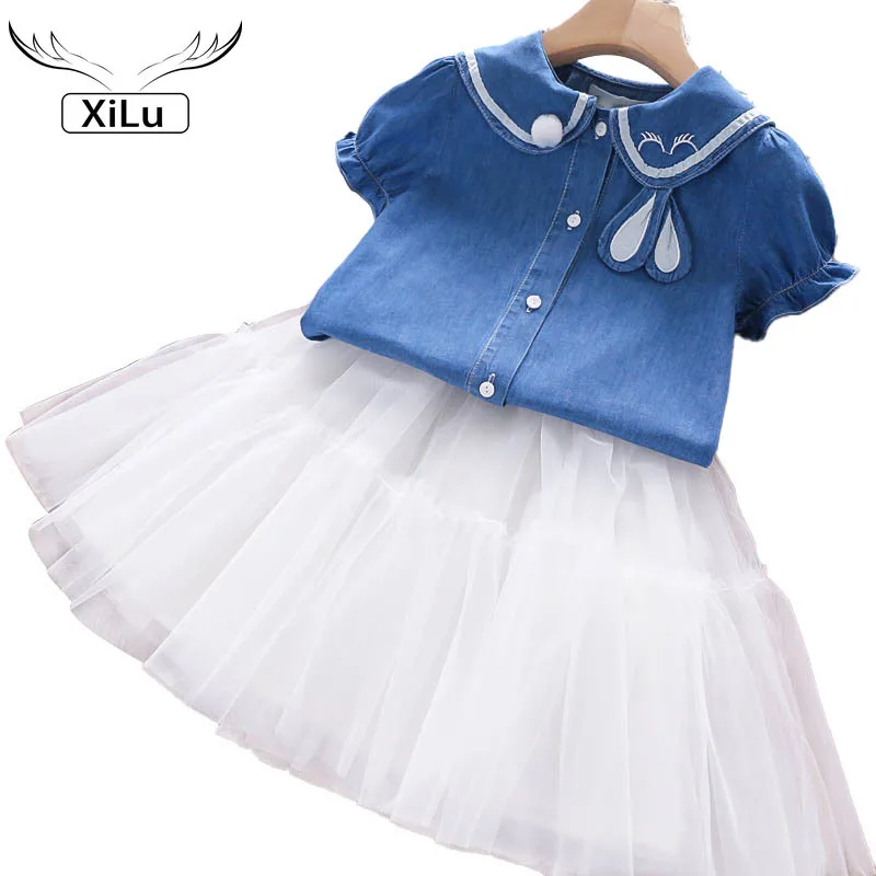 Rabbit Cartoon Girls Short-sleeved Cardigan Jacket Plus Gauze Skirt Suit Kids Boutique Clothing Wholesale Kids Clothes Girls
Rabbit Cartoon Girls Short-sleeved Cardigan Jacket Plus Gauze Skirt Suit Kids Boutique Clothing Wholesale Kids Clothes Girls