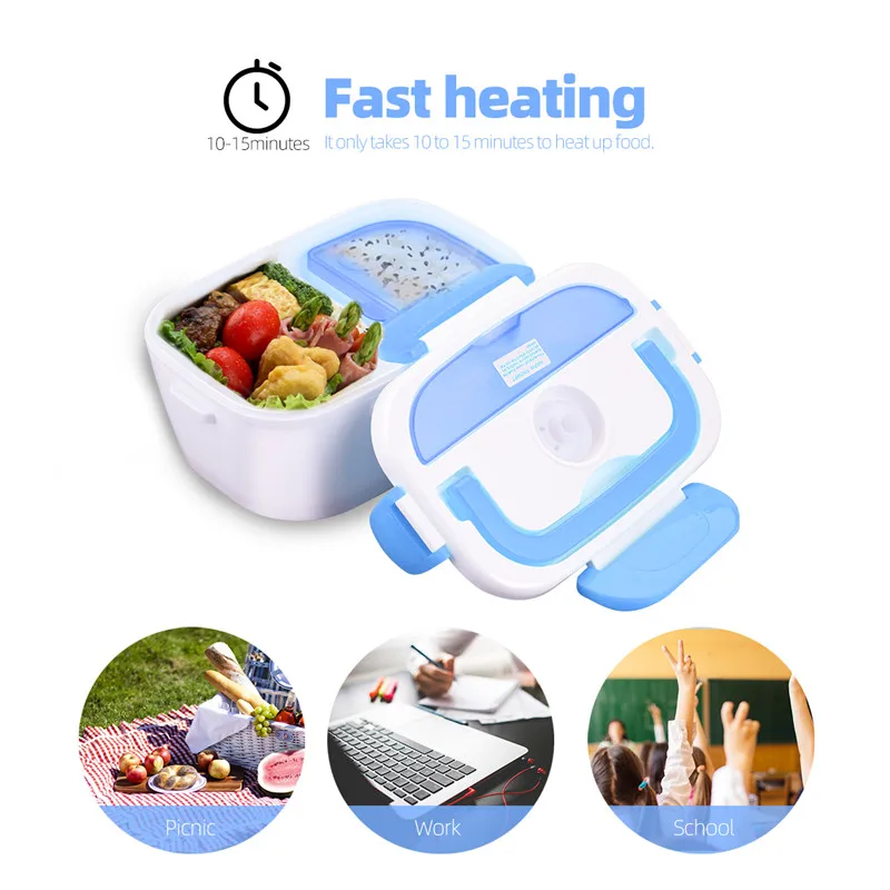 New Electric Heating Lunch Box Car Home 12V-24V 110V Portable Stainless Steel Liner Bento Lunchbox Food Container Bento Box
New Electric Heating Lunch Box Car Home 12V-24V 110V Portable Stainless Steel Liner Bento Lunchbox Food Container Bento Box