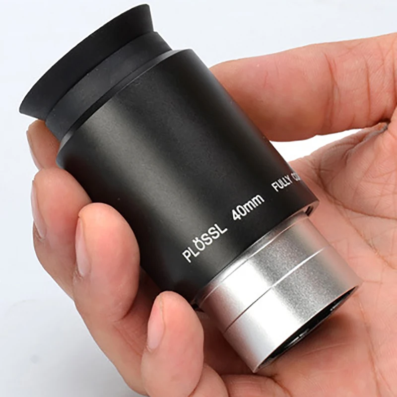 Telescope Eyepiece,1.25Inch Plossl 40mm Fully-Coated Eyepiece Metal Body Film for Astronomy Telescope
Telescope Eyepiece,1.25Inch Plossl 40mm Fully-Coated Eyepiece Metal Body Film for Astronomy Telescope