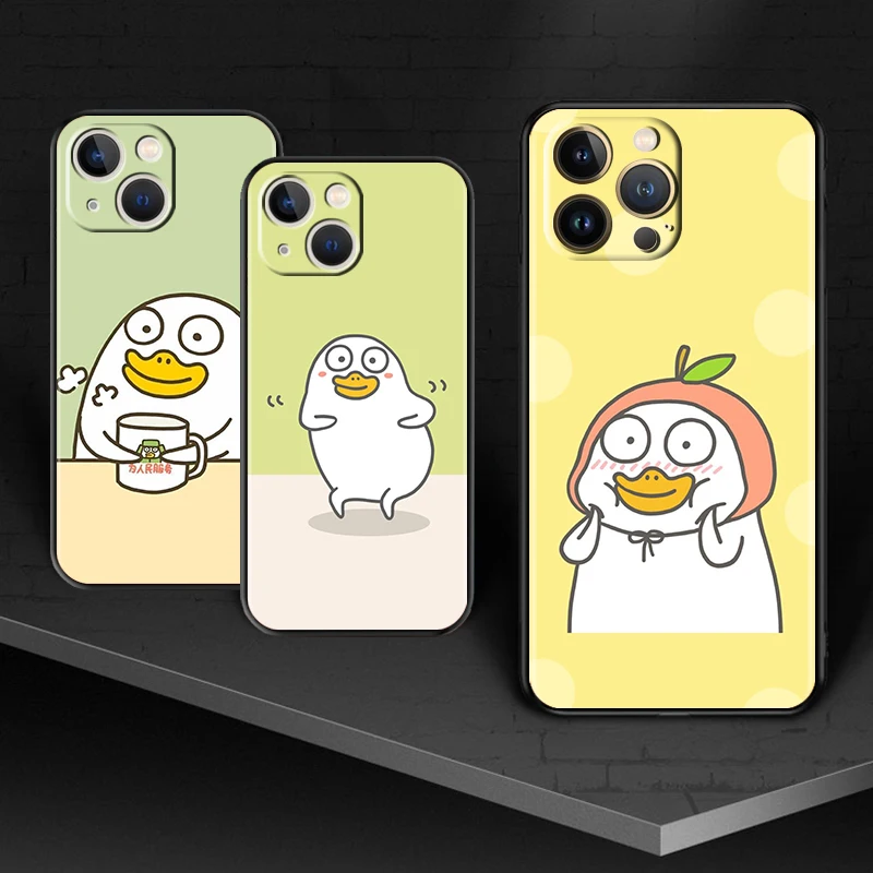 Cartoon Duck Cute Kawaii for Apple iPhone 13 12 11 Pro Max mini XS XR X 7 8 6S 5S SE 2020 Soft Black Phone Case Cover
Cartoon Duck Cute Kawaii for Apple iPhone 13 12 11 Pro Max mini XS XR X 7 8 6S 5S SE 2020 Soft Black Phone Case Cover