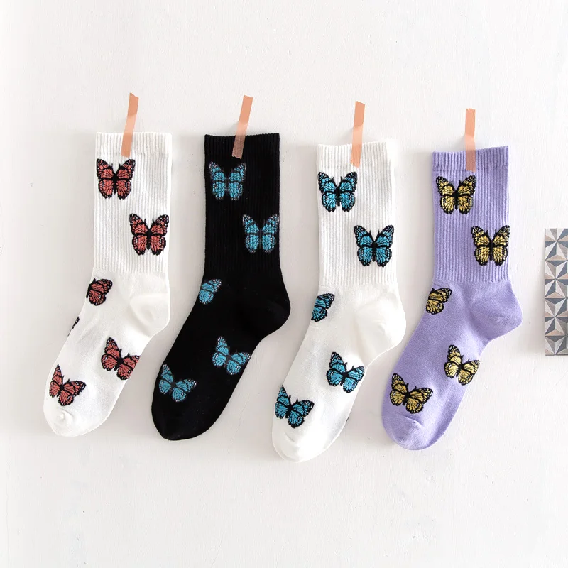 Instime 3 Pairs/set New Butterfly Socks Women Streetwear Harajuku Crew Women Socks Fashion EU Size 35-40 Dropshipping Supply
Instime 3 Pairs/set New Butterfly Socks Women Streetwear Harajuku Crew Women Socks Fashion EU Size 35-40 Dropshipping Supply