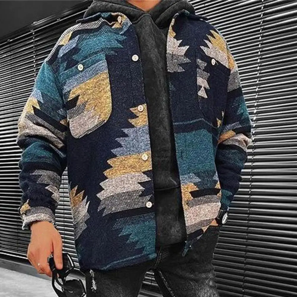 Printed Buttoned Jackets Men Casual Loose Turn-down Collar Coats Vintage Pattern Outerwear Fall jackets for men chaquetas hombre
Printed Buttoned Jackets Men Casual Loose Turn-down Collar Coats Vintage Pattern Outerwear Fall jackets for men chaquetas hombre