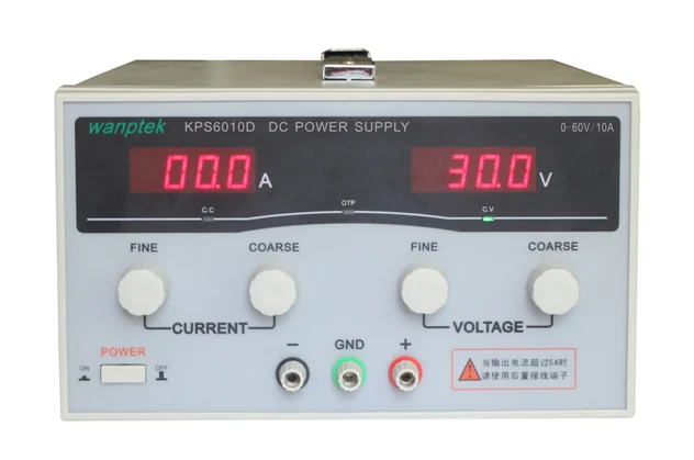 KPS6010D Высокоточный высокомощный регулируемый светодиодный двойной дисплей Импульсный источник питания постоянного тока 220 В ЕС 60 В/10 А
KPS6010D Высокоточный высокомощный регулируемый светодиодный двойной дисплей Импульсный источник питания постоянного тока 220 В ЕС 60 В/10 А