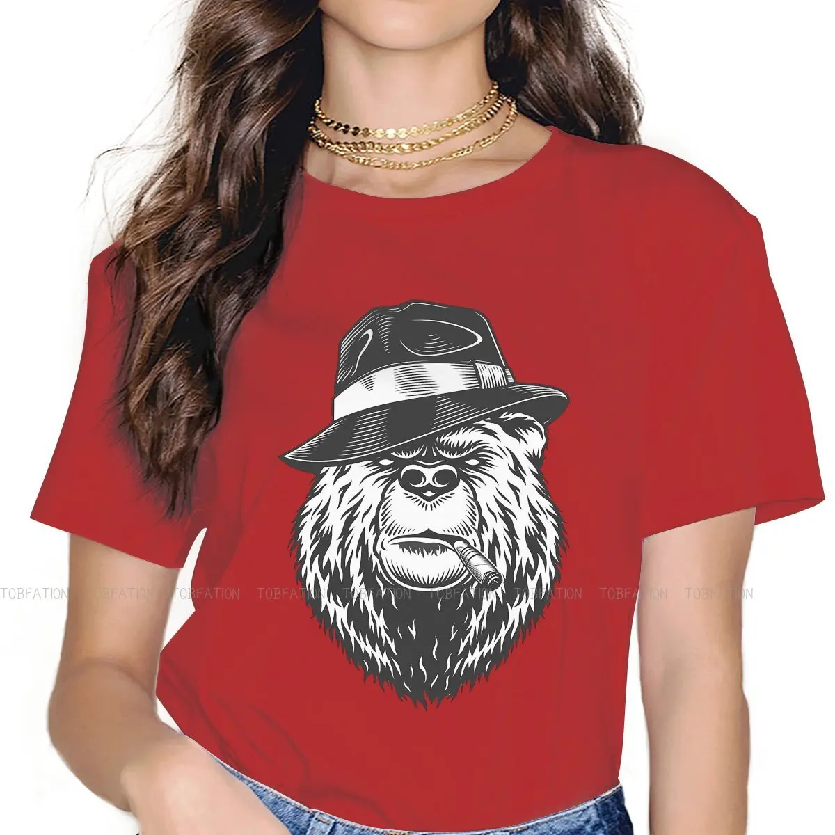 Smokey Bear Cartoon Animal TShirt for Woman Girl 5XL Mighty Fine Face Adult Basic Summer Sweatshirts T Shirt High Quality Fluffy
Smokey Bear Cartoon Animal TShirt for Woman Girl 5XL Mighty Fine Face Adult Basic Summer Sweatshirts T Shirt High Quality Fluffy