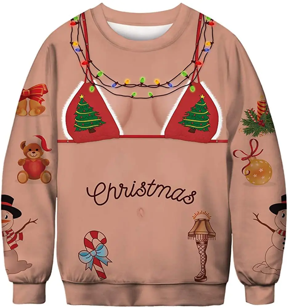 Explosive 3D Printed Christmas Chest Hair Funny Pattern Couple Hooded Sweater Fashion Pullover Top
Explosive 3D Printed Christmas Chest Hair Funny Pattern Couple Hooded Sweater Fashion Pullover Top