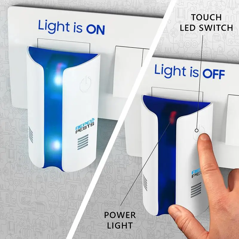Bread Type Multi-functional Ultrasonic Electronic Repeller Repels Mice Bed Bugs Mosquitoes Mosquito Repellent Killer Supplies
Bread Type Multi-functional Ultrasonic Electronic Repeller Repels Mice Bed Bugs Mosquitoes Mosquito Repellent Killer Supplies