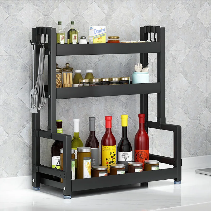 Carbon steel Storage Rack Kitchen Accessories Countertop Multilayer Seasoning Rack Spices Rack Shelf Kitchen Storage Organizer
Carbon steel Storage Rack Kitchen Accessories Countertop Multilayer Seasoning Rack Spices Rack Shelf Kitchen Storage Organizer