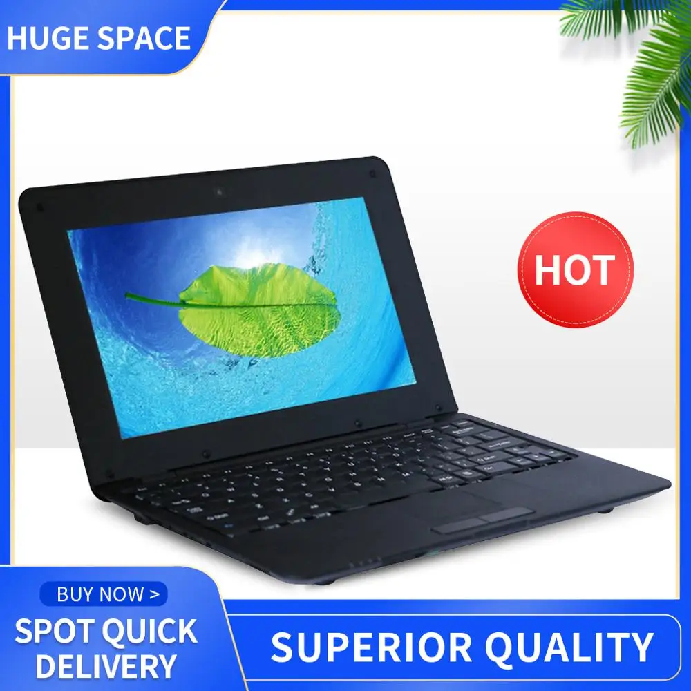 

New 10.1 Inch for Android 5.0 VIA8880 Cortex A9 32G+2G WIFI Mini Netbook Game Notebook Laptop PC Computer Office Essentials