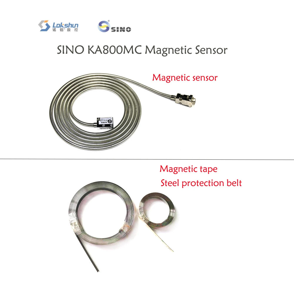 Sino KA800MC Magnetic Scale Tape Magnetic Sensor Reader Head Linear Displacement Sensor Resolution 0.005mm With Magnet Strip
Sino KA800MC Magnetic Scale Tape Magnetic Sensor Reader Head Linear Displacement Sensor Resolution 0.005mm With Magnet Strip