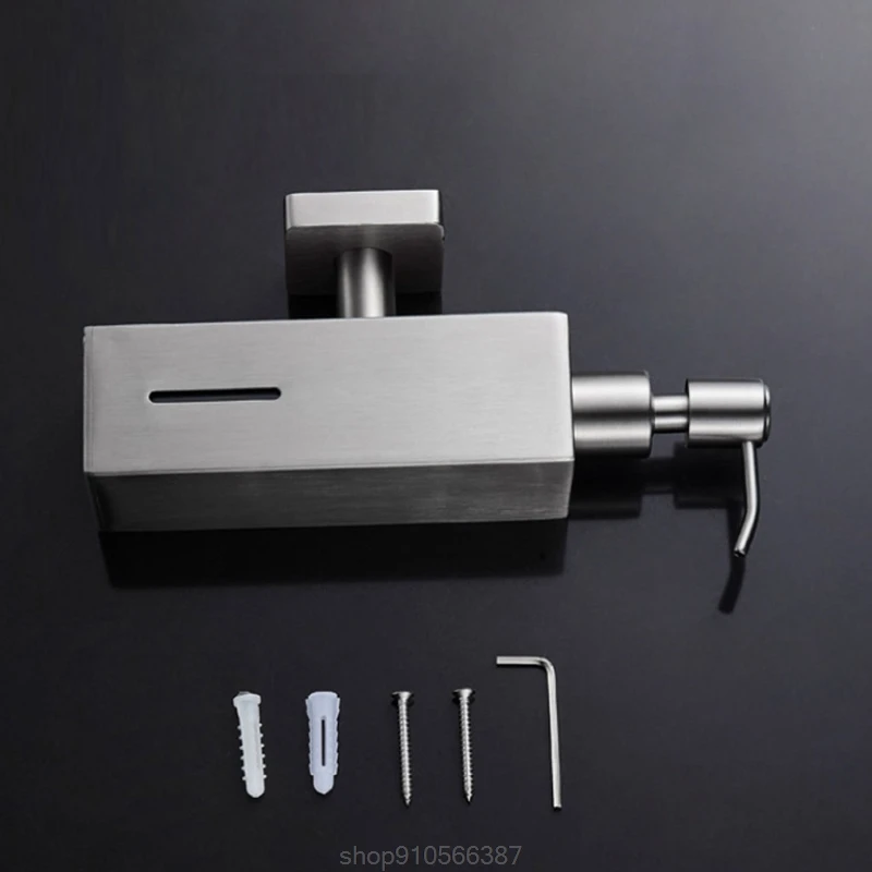 Brushed Nickel Finish Soap Dispenser Bathroom Shampoo Box Soap Container Wall Mounted Soap Dispenser N26 20 Dropshipping
Brushed Nickel Finish Soap Dispenser Bathroom Shampoo Box Soap Container Wall Mounted Soap Dispenser N26 20 Dropshipping