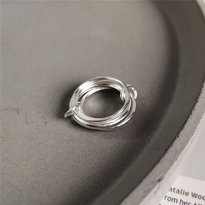 POFUNUO Luxury Fine Jewelry 925 Sterling Silver Rings Women Handmade Multi Coil Twisted Line Rings Female Fashion Silver Rings
POFUNUO Luxury Fine Jewelry 925 Sterling Silver Rings Women Handmade Multi Coil Twisted Line Rings Female Fashion Silver Rings