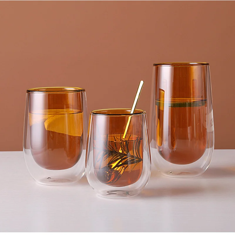 New200/300/400Ml Heat Resistant Double Wall Cup Beer Coffee Cups Handmade Healthy Drink Mug Tea Mugs Transparent Drinkware
New200/300/400Ml Heat Resistant Double Wall Cup Beer Coffee Cups Handmade Healthy Drink Mug Tea Mugs Transparent Drinkware