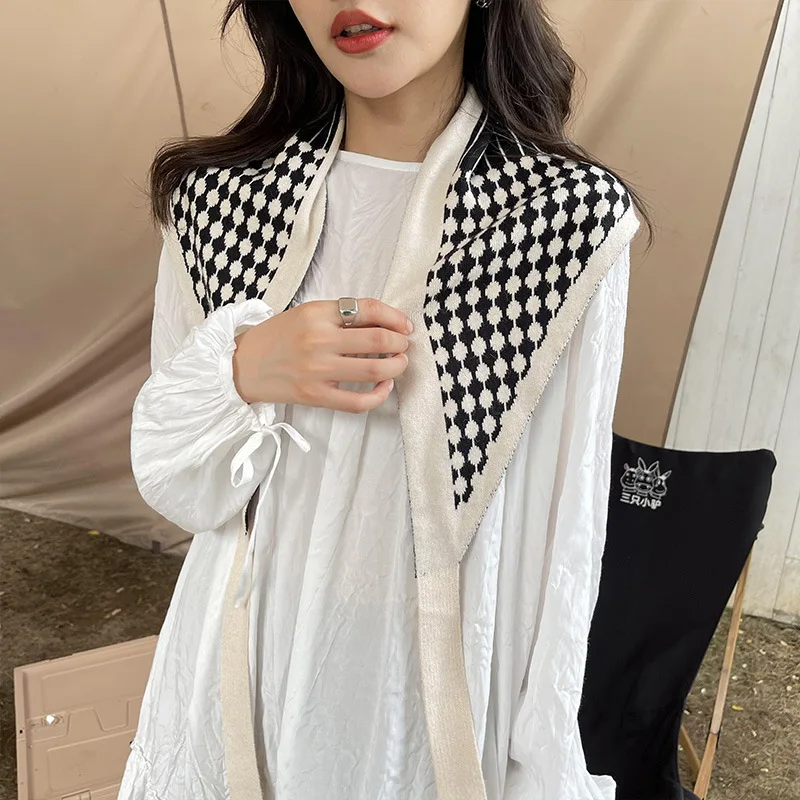 Women Shirt Fake Collar Shawl Removable Half Shirt Knitted Fake Collar False Collar Small Scarf Detachable Collars Nep Kraagie
Women Shirt Fake Collar Shawl Removable Half Shirt Knitted Fake Collar False Collar Small Scarf Detachable Collars Nep Kraagie