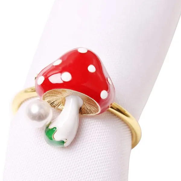 Mushroom Napkin Rings Set of 12 Red Napkin Ring Holders Holiday Table Decor for Wedding Party Dining Table Decoration
Mushroom Napkin Rings Set of 12 Red Napkin Ring Holders Holiday Table Decor for Wedding Party Dining Table Decoration