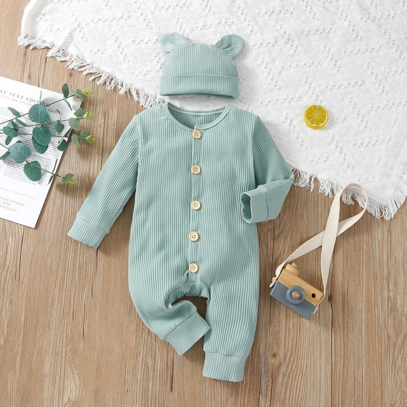 Bobora Spring Infant Baby Girls Long Sleeve Romper Pants Hat Outfits Winter Bodysuit Set
Bobora Spring Infant Baby Girls Long Sleeve Romper Pants Hat Outfits Winter Bodysuit Set