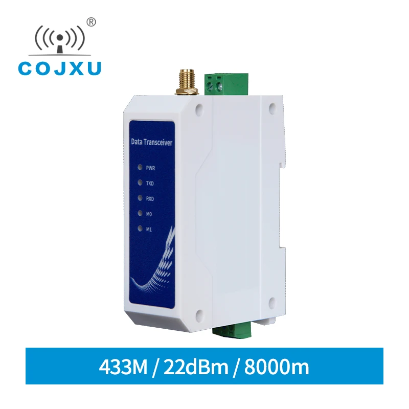 LoRa Spread Spectrum Wireless Data Transmission Station 20dBm 433MHz RS485 Module Din-Rail LoRa Modem cojxu E95-DTU(433L20-485)
LoRa Spread Spectrum Wireless Data Transmission Station 20dBm 433MHz RS485 Module Din-Rail LoRa Modem cojxu E95-DTU(433L20-485)