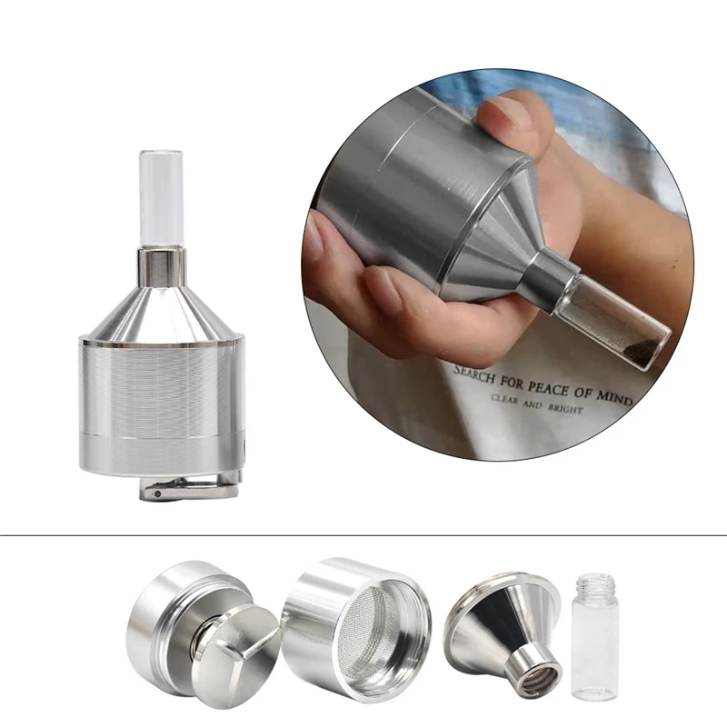 Metal Manual Tobacco Filler Integrated Weed Herb Grinder Smoking Accessories Grass Spice Miller Crusher Rolling Machine Men Gift
Metal Manual Tobacco Filler Integrated Weed Herb Grinder Smoking Accessories Grass Spice Miller Crusher Rolling Machine Men Gift