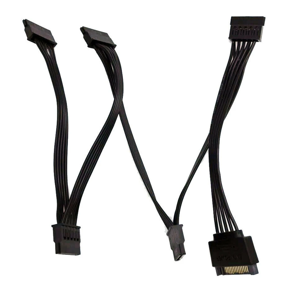 ПК сервер жесткого диска 15Pin SATA адаптер 1 до 5 сплиттер Мощность кабель удлинитель