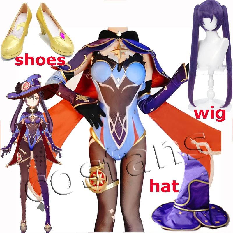 Genshin Impact Mona Megistus Astral Reflection Cosplay Costume Bodysuit Mona Cosplay Purple Long Straight Ponytails Bangs Wigs
Genshin Impact Mona Megistus Astral Reflection Cosplay Costume Bodysuit Mona Cosplay Purple Long Straight Ponytails Bangs Wigs