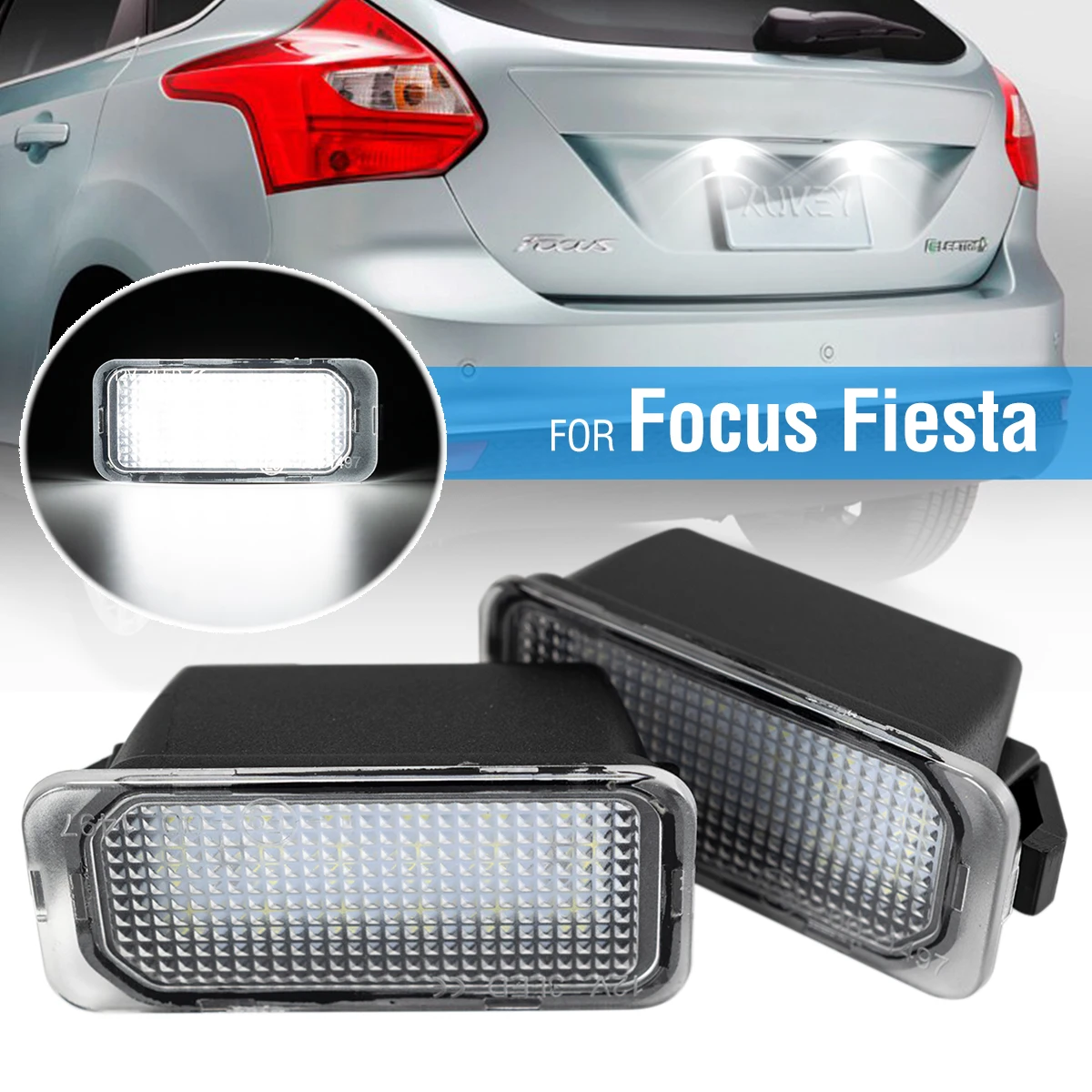 2x LED Number License Plate Light Xenon White Lamp Replacement Units For Ford FOCUS MK2 MK3 FIESTA MK6 MONDEO MK IV KUGA C S-MAX
2x LED Number License Plate Light Xenon White Lamp Replacement Units For Ford FOCUS MK2 MK3 FIESTA MK6 MONDEO MK IV KUGA C S-MAX