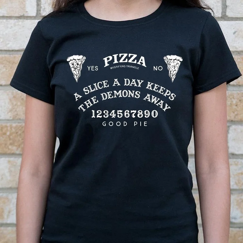 Женская футболка VIP HJN с принтом пиццы и доской хипстерская летняя Милая забавная