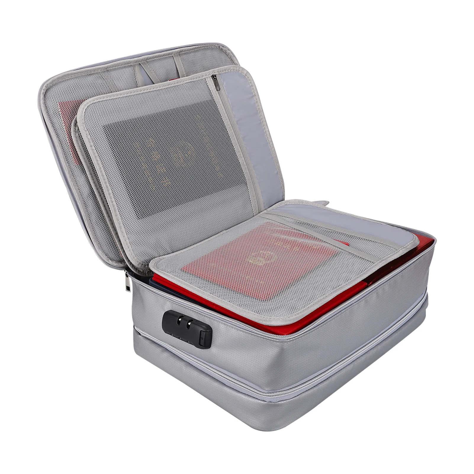 Large Capacity Document Organizer Passport Card Storage Bag Multi-Layer Travel Waterproof Bag With Lock Storage Organizer Pouch
Large Capacity Document Organizer Passport Card Storage Bag Multi-Layer Travel Waterproof Bag With Lock Storage Organizer Pouch