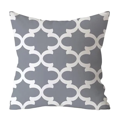 45*45 см серый чехол для подушки с геометрическим рисунком рельефные декоративные