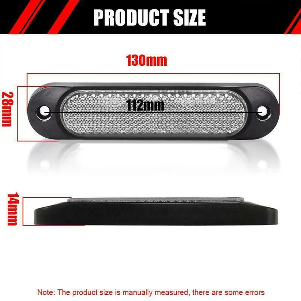 2X White 5\\\" Side Marker LED Clearance Light Lamp DRL For Truck Trailer Lorry Van LED Side Marker Lights White
2X White 5\\\" Side Marker LED Clearance Light Lamp DRL For Truck Trailer Lorry Van LED Side Marker Lights White