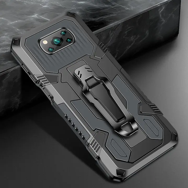 Fashion Armor Phone Case For Xiaomi Poco X3 Pro Nfc Shockproof Aluminum Anti-fall Rugged Stand Metal PC Protection Back Cover
Fashion Armor Phone Case For Xiaomi Poco X3 Pro Nfc Shockproof Aluminum Anti-fall Rugged Stand Metal PC Protection Back Cover