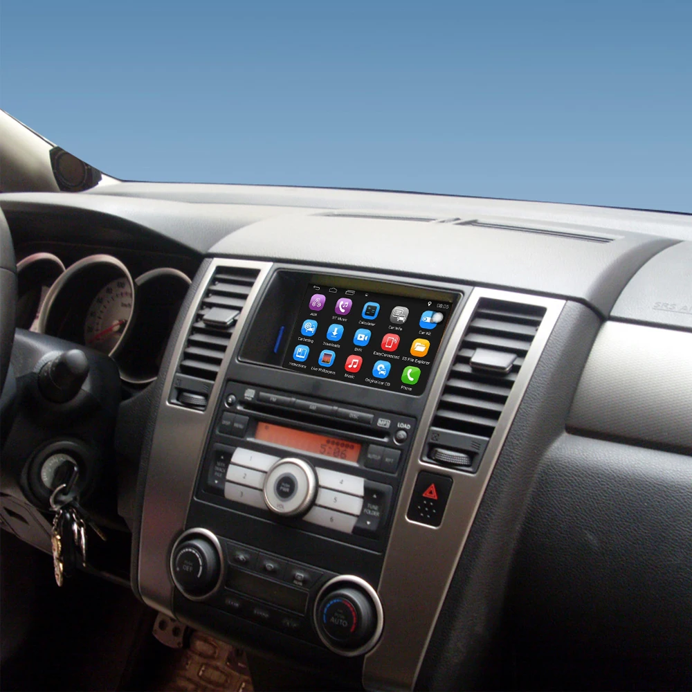 Автомагнитола, подходит для Nissan Tiida, GPS-навигация, Wi-Fi, Bluetooth, Mirror-link, Android 7,1
Автомагнитола, подходит для Nissan Tiida, GPS-навигация, Wi-Fi, Bluetooth, Mirror-link, Android 7,1