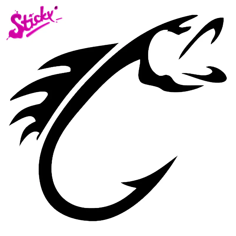 STICKY Fishing Hook Car Sticker Decal Waterproof Sunscreen For Motorcycle Off-road Laptop Rear Windshield Bumper
STICKY Fishing Hook Car Sticker Decal Waterproof Sunscreen For Motorcycle Off-road Laptop Rear Windshield Bumper
