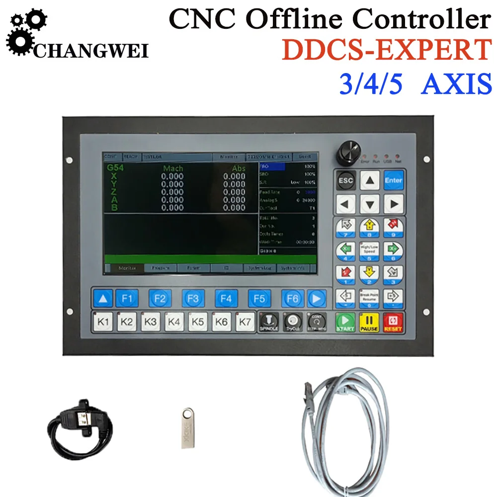 

Newly upgraded CNC offline controller DDCS-EXPERT 3/4/5 axis 1MHz G code for CNC machining and engraving instead of DDCSV3.1