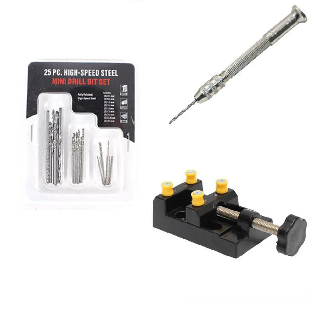 25pcs Twist Drill Silver Hand Twist Drill Set Play Model Manual Drilling Mini Micro Micro Hand Drill Precision Woodworking Tool
25pcs Twist Drill Silver Hand Twist Drill Set Play Model Manual Drilling Mini Micro Micro Hand Drill Precision Woodworking Tool