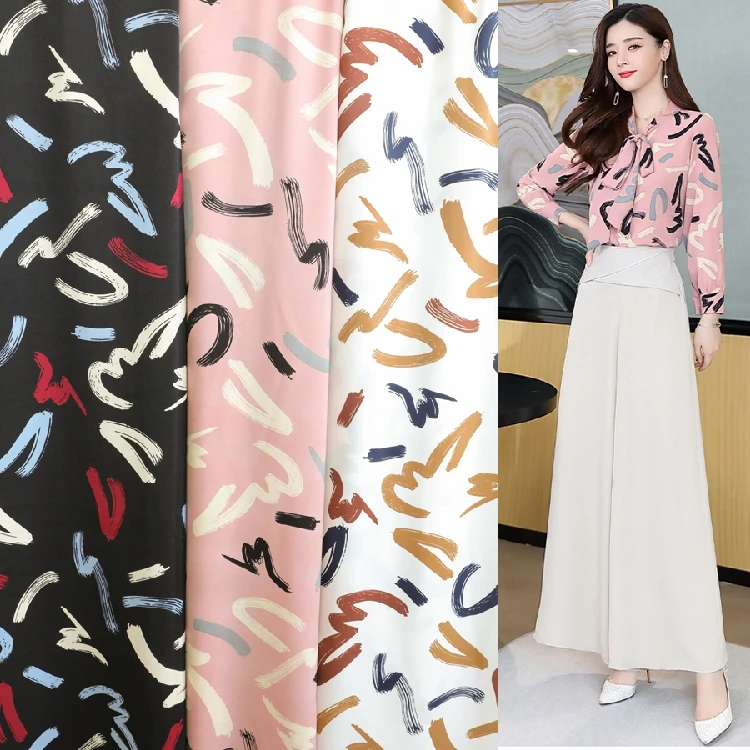 150cm Width Spring and Summer Printed Thick chiffon fabric Clothing Handmade Cloth For Woman Dress Shirt DIY Sewing
150cm Width Spring and Summer Printed Thick chiffon fabric Clothing Handmade Cloth For Woman Dress Shirt DIY Sewing