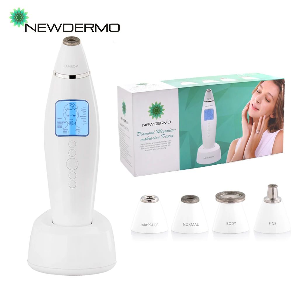 NEWDERMO Professional Diamond Microdermabrasion Machine VACUUM Suction Pores Cleaner Exfoliate Facial lift Brighten Skin Tone
NEWDERMO Professional Diamond Microdermabrasion Machine VACUUM Suction Pores Cleaner Exfoliate Facial lift Brighten Skin Tone