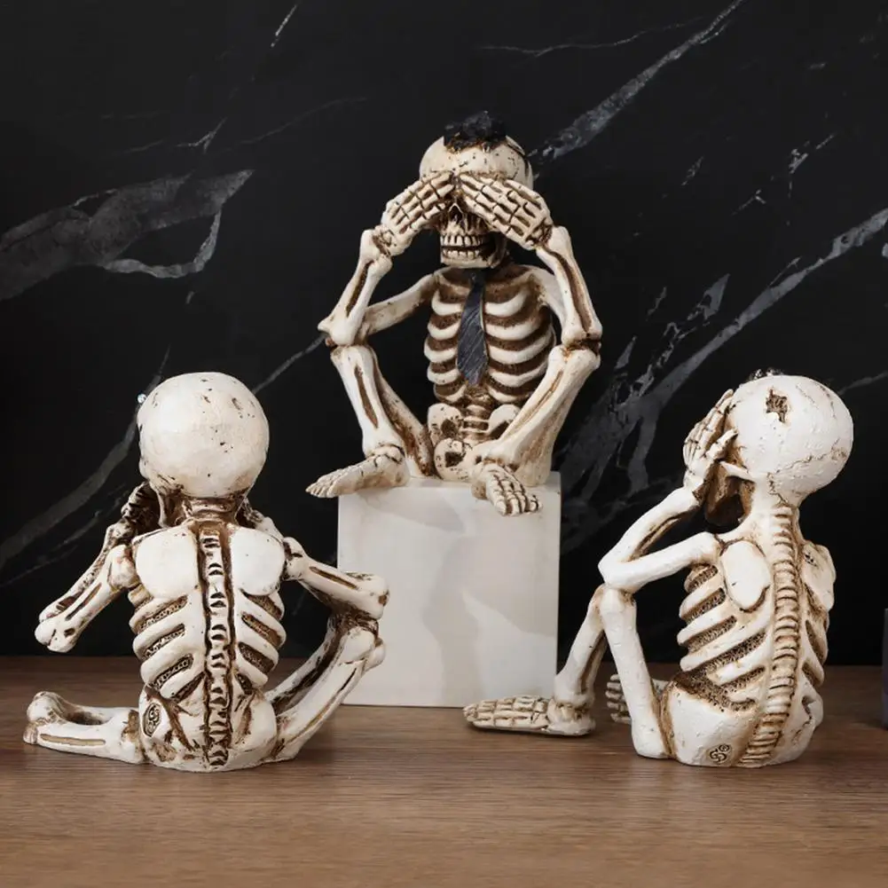 3 PCS Skeleton Ghost Decoration Halloween Realistic Resin Props Unique Creative Gifts For Birthdays Theme Parties Christmas
3 PCS Skeleton Ghost Decoration Halloween Realistic Resin Props Unique Creative Gifts For Birthdays Theme Parties Christmas