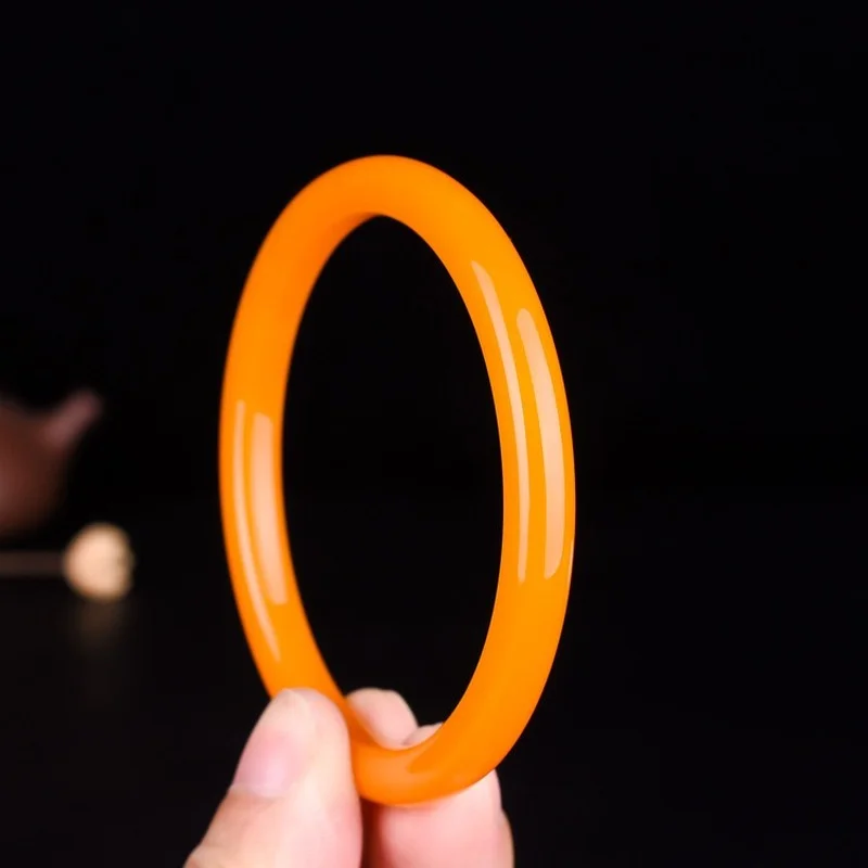 Natural Natural Yellow Dragon Jade Hand Carved Round Bar Bracelet Fashion Boutique Jewelry Women's Orange Yellow Beauty Bracelet
Natural Natural Yellow Dragon Jade Hand Carved Round Bar Bracelet Fashion Boutique Jewelry Women's Orange Yellow Beauty Bracelet