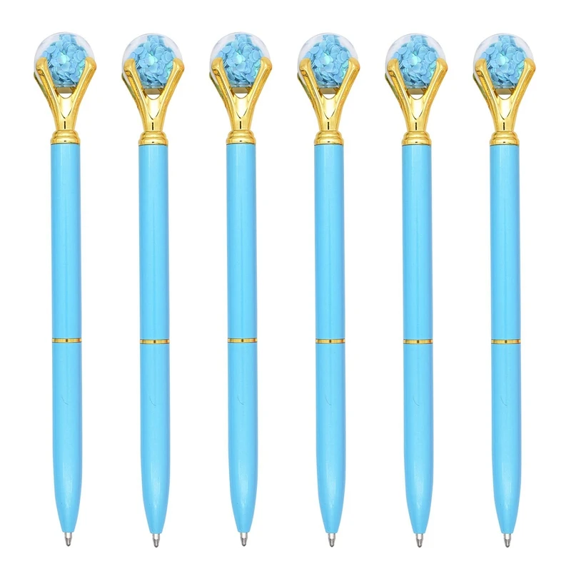 NEW-6 PCS Metallic Ballpoint Pens Black Ink 1 mm Medium Point Fun Pens for Women Students Teachers Office
NEW-6 PCS Metallic Ballpoint Pens Black Ink 1 mm Medium Point Fun Pens for Women Students Teachers Office