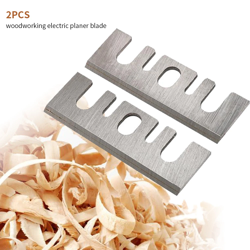 2PCS Resharpenable Electric Planer Replacement Woodworking Tool Compatible With F20A For Soft Woods Hard Wood Ply-Wood Board
2PCS Resharpenable Electric Planer Replacement Woodworking Tool Compatible With F20A For Soft Woods Hard Wood Ply-Wood Board