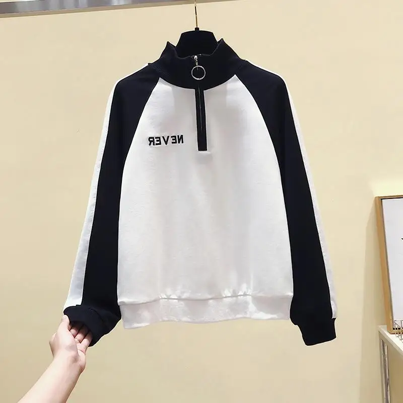 2020 Fall Red Hoodie Women Stand Korean Style Zipper Trendy Girls Sporting Tops Letter Printing Black Sweatshirt Women
2020 Fall Red Hoodie Women Stand Korean Style Zipper Trendy Girls Sporting Tops Letter Printing Black Sweatshirt Women
