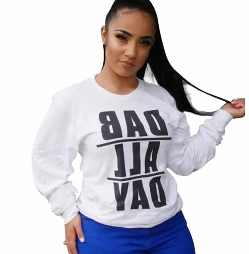 Porpora Sweatshirt Women Casual Letter Printing Autumn Winter Clothes Long-sleeved Casual O-Neck Top Wholesale Item Sweater 2021
Porpora Sweatshirt Women Casual Letter Printing Autumn Winter Clothes Long-sleeved Casual O-Neck Top Wholesale Item Sweater 2021