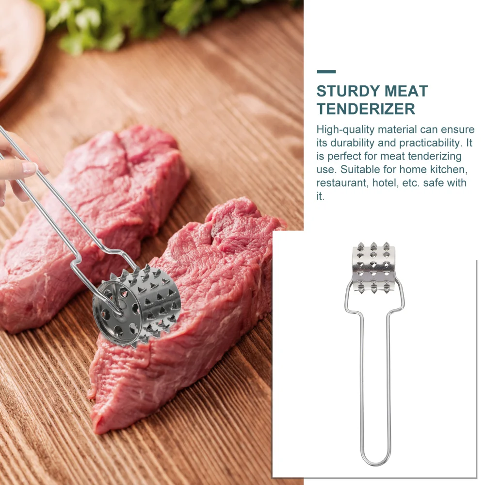 2PCS Reliable Rolling Meat Tenderizer Multi-function Pizza Hole Punching Tool
2PCS Reliable Rolling Meat Tenderizer Multi-function Pizza Hole Punching Tool
